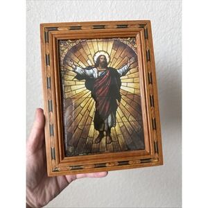 Biblical Spiritual Picture of Jesus Framed Artwork